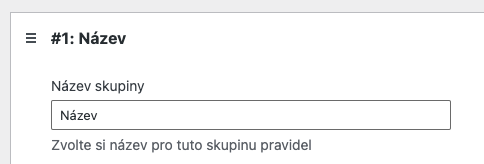 Název skupiny
