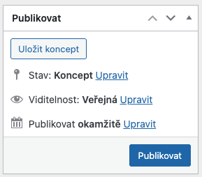 Vizuální nastavení