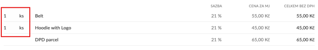 Název jednotky množství