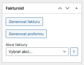 Metabox generování