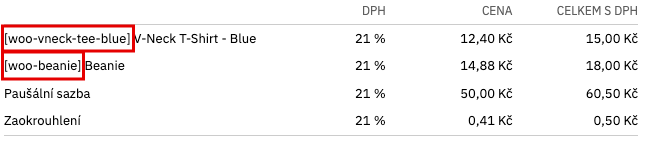 SKU před názvem produktu