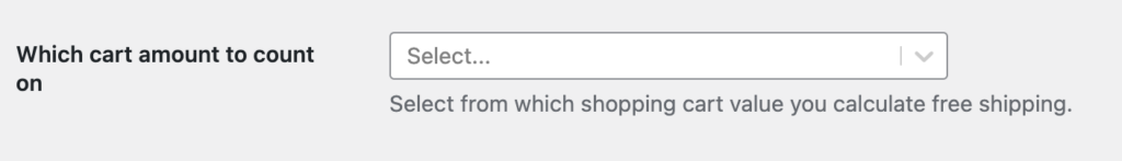 Calculation method settings