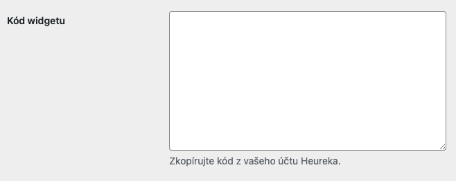 Widget example on page